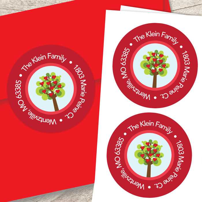 A Tree For Valentines Custom Stickers