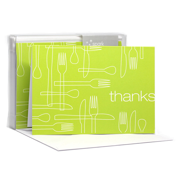 Delicious Thanks Lime Notecards