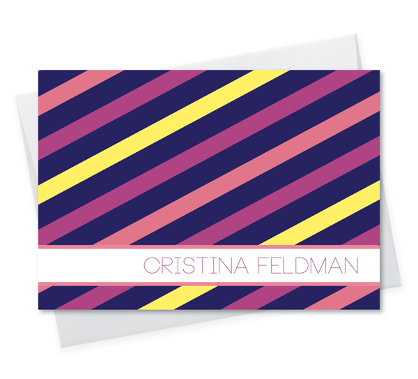 Bold Lines Notecard