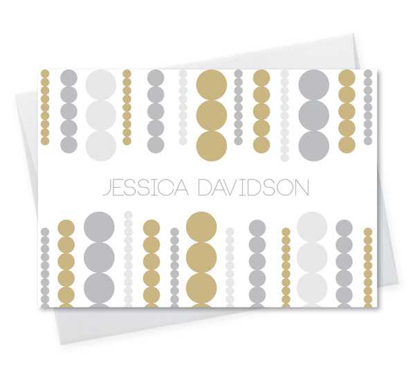 Luxe Circles Notecard