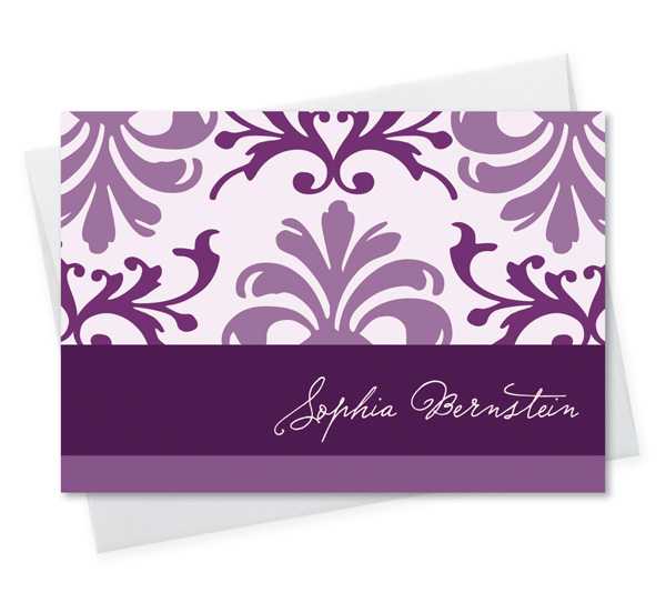 Purple Mood Notecard