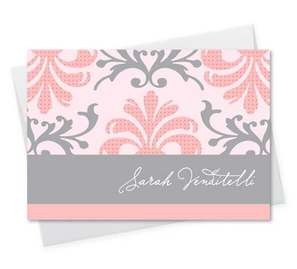 Pink Mood Notecard