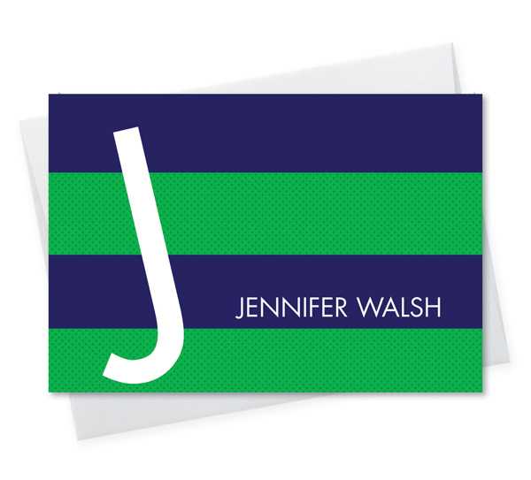 Fun Green Notecard
