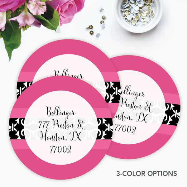 Victorian Bold Style Label Set