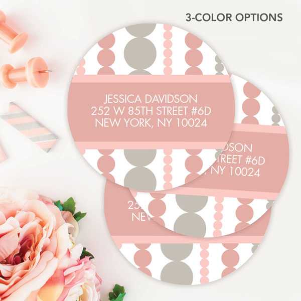 Luxe Circles Label Set