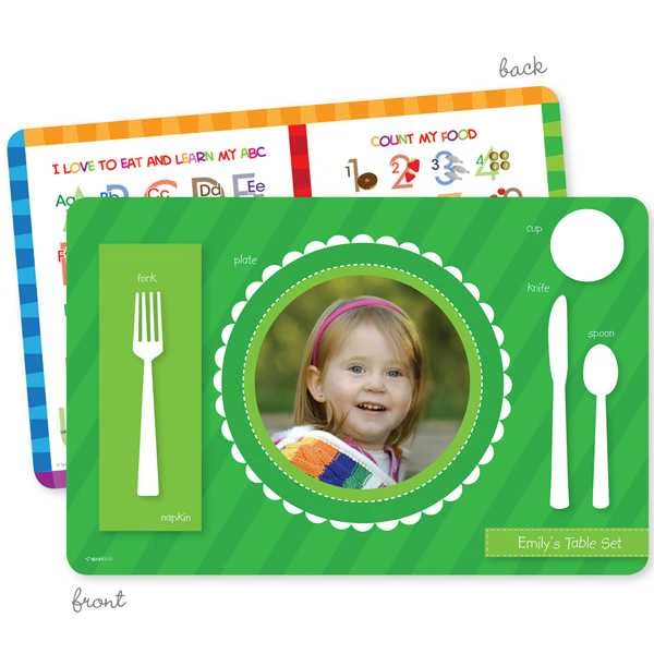 My own girl table set scallop green