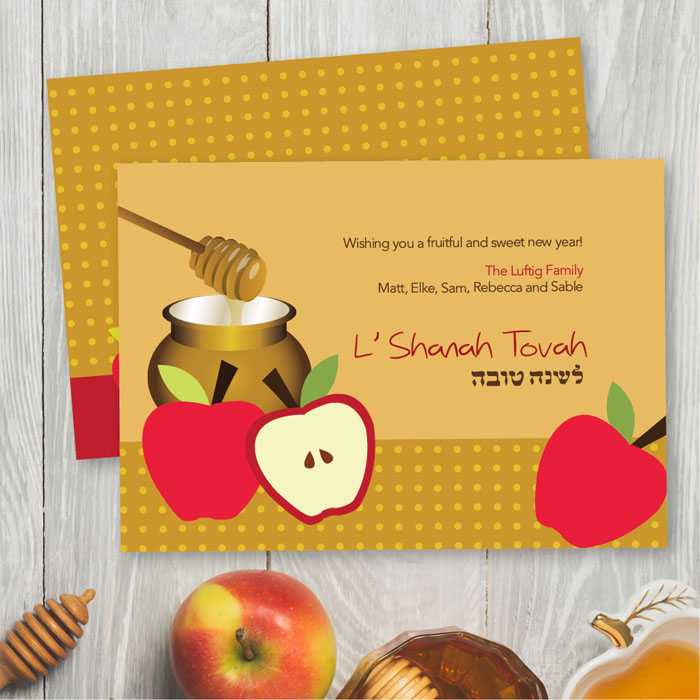 Honey And Apples Card