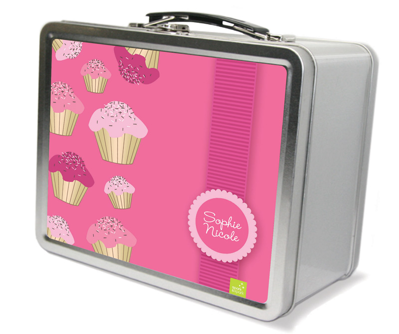 Sweet Cupcakes Metal Lunchbox