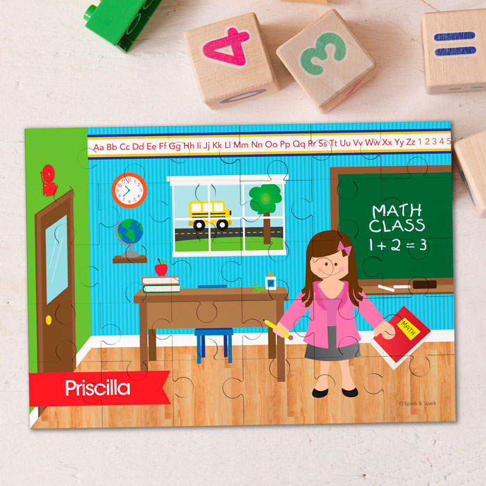 Learning time personalized puzzles