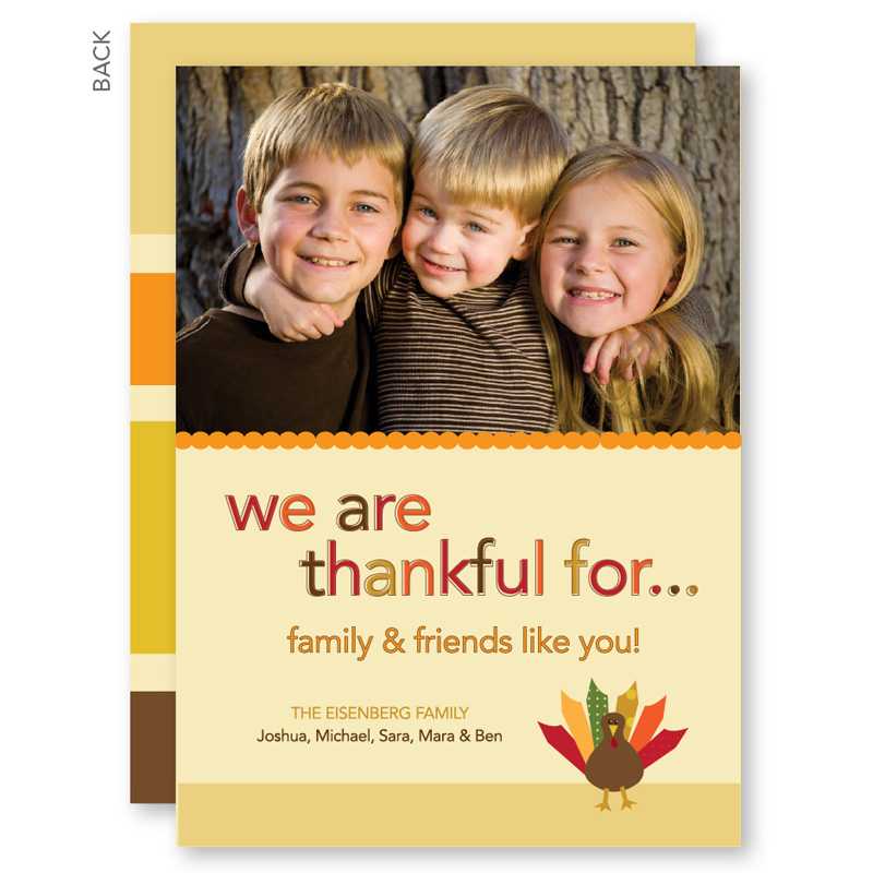 Thanksgiving From Us Thanksgiving Invitation