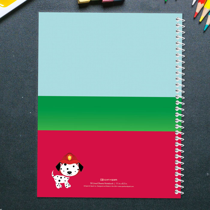 Fighting Fire Kids Notebook