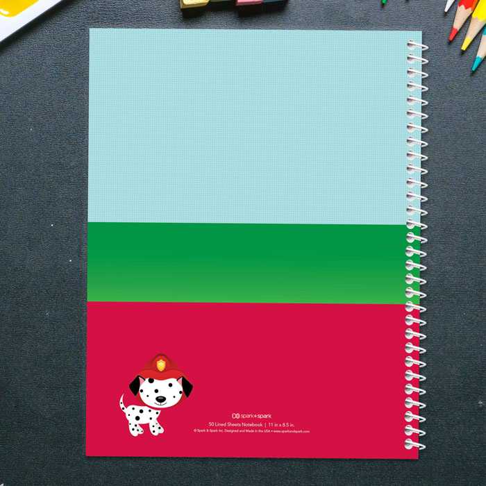 Fighting Fire Kids Notebook