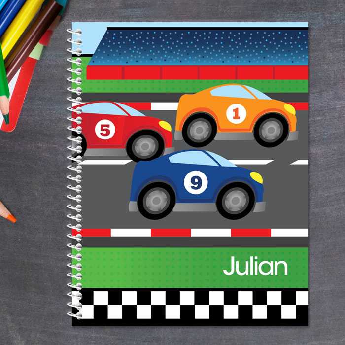 Race to Finish Kids Notebook