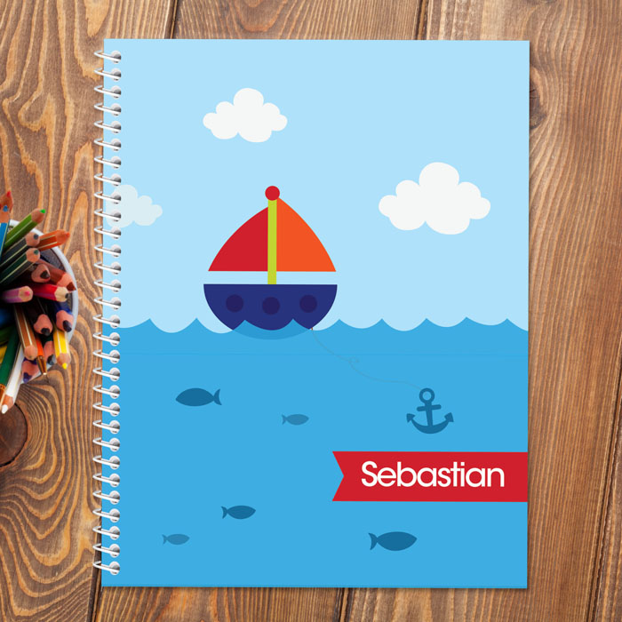 Sailing the Blue Ocean Kids Notebook