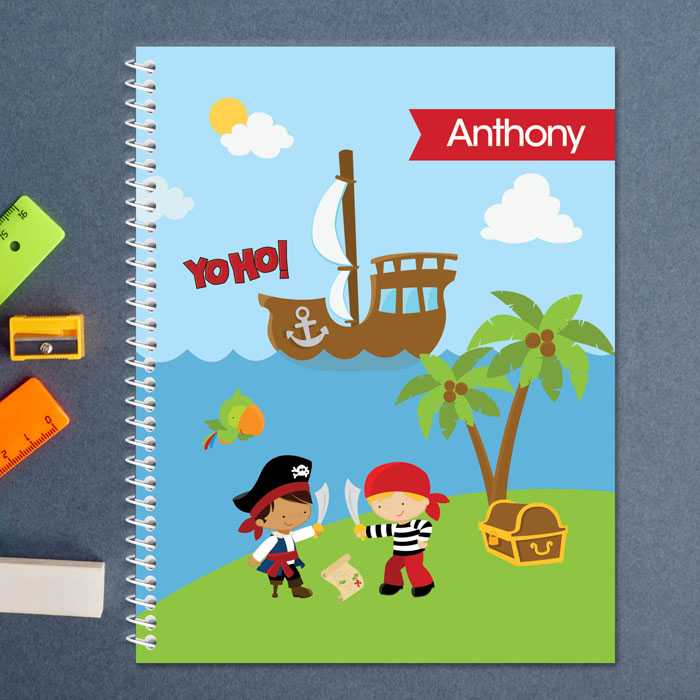 Yo Ho Pirate Boy Kids Notebook