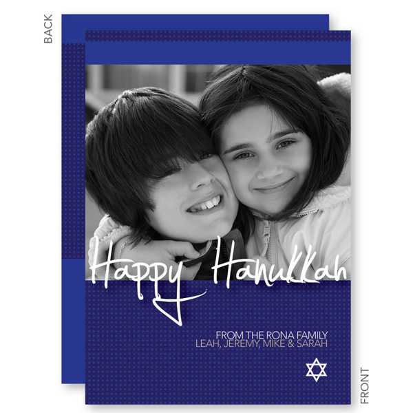 Hanukkah Star Card