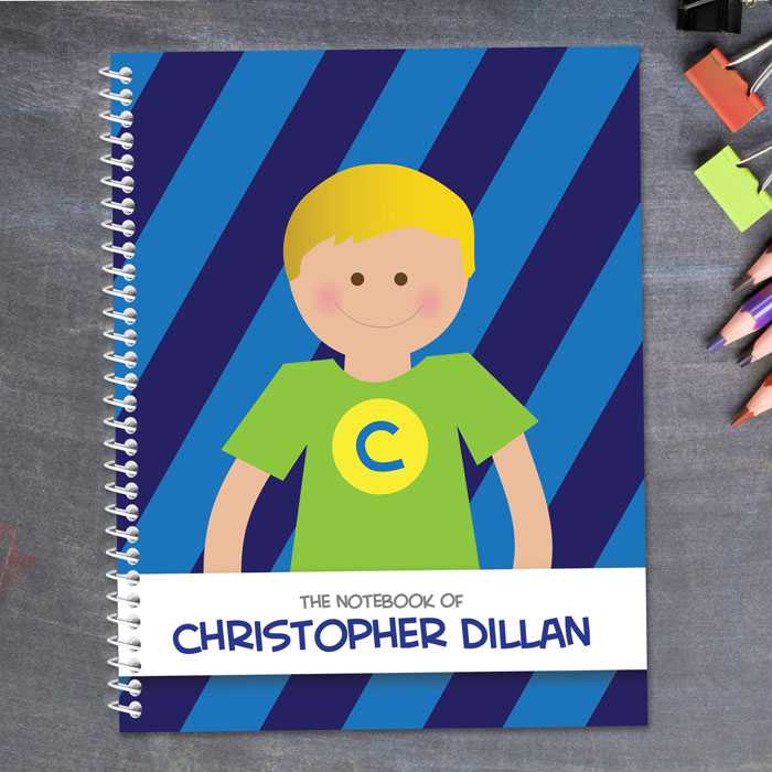 Super Boy Kids Notebook