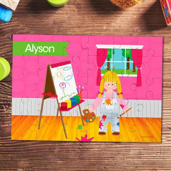 Artist at Work Personalized Puzzles