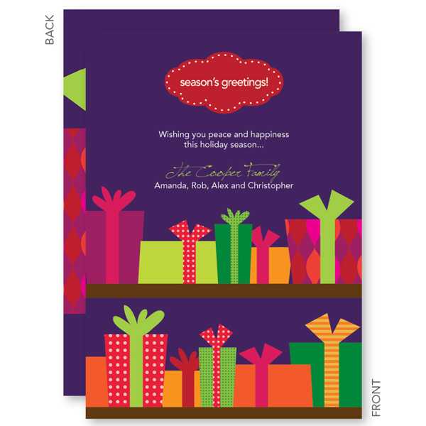 Thousands Of Gifts Christmas Cards