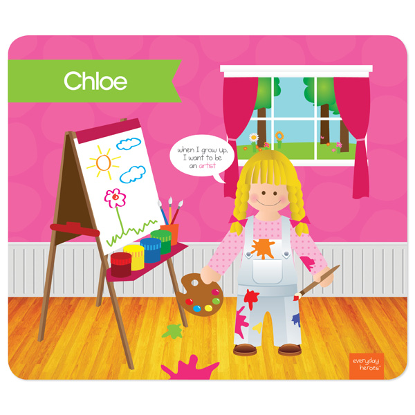 Artist at work Metal Lunchbox