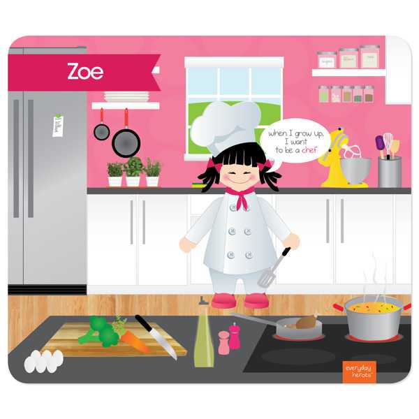 A Girl Chef's taste Metal Lunchbox