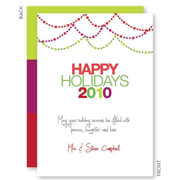 Christmas Lights Christmas Cards
