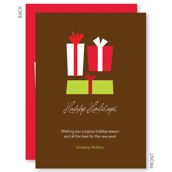 Xmas Gifts Chocolate Christmas Cards
