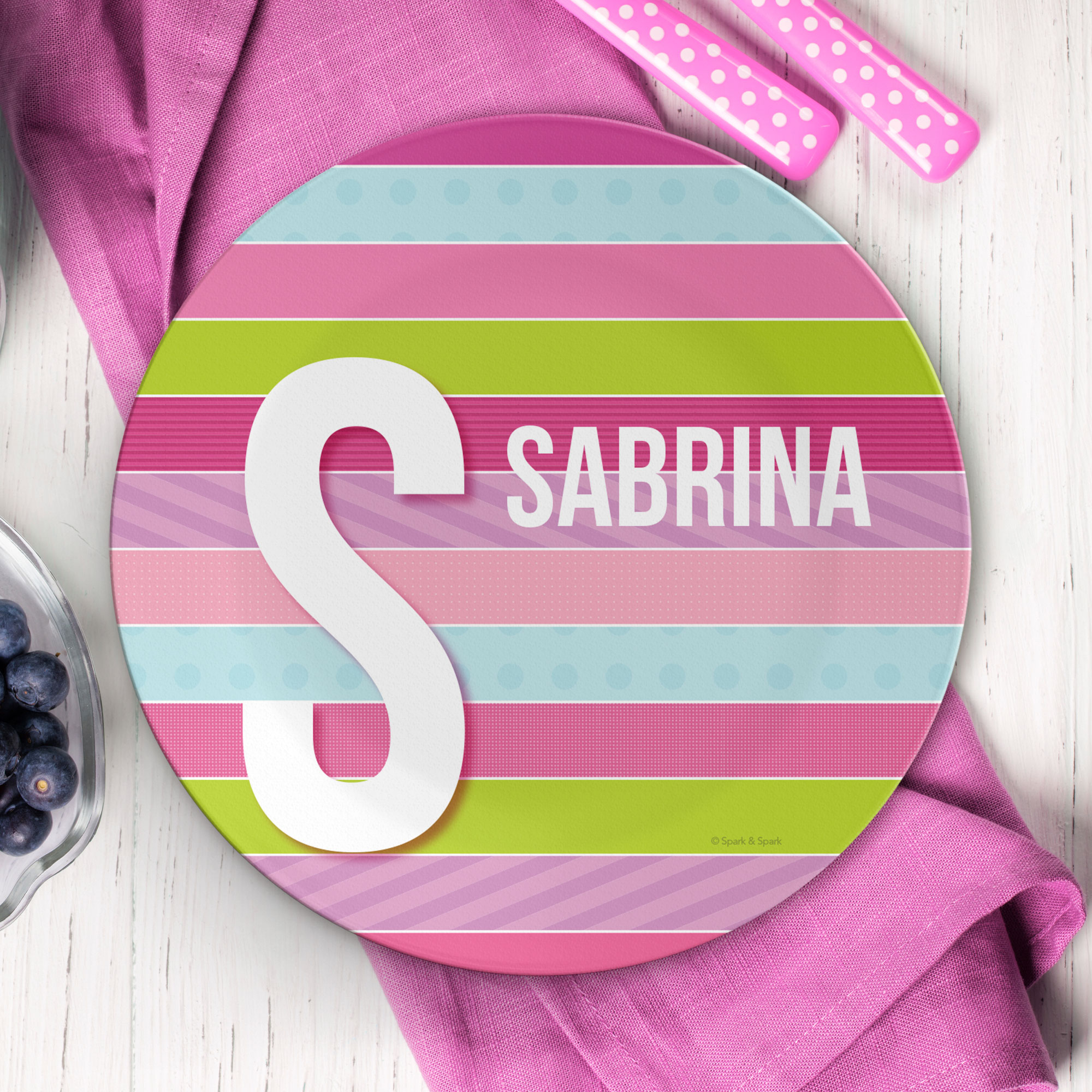 Sweet Lines Kids Plates