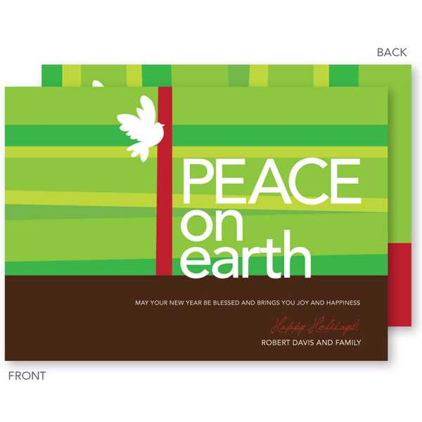 Peace On Earth Christmas Cards