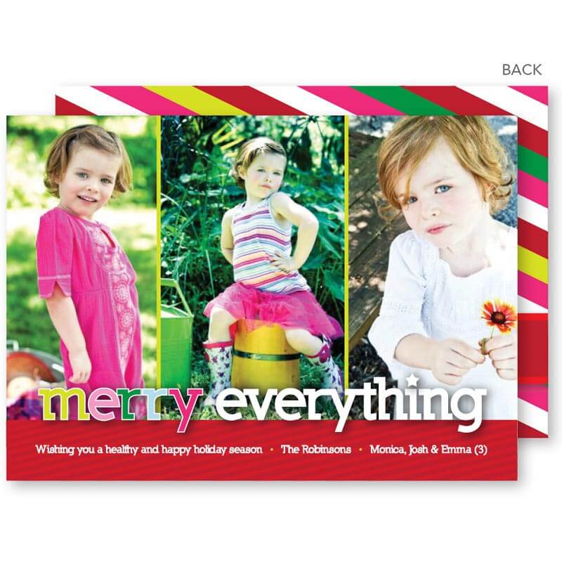 Merry Everything Christmas Photo Cards