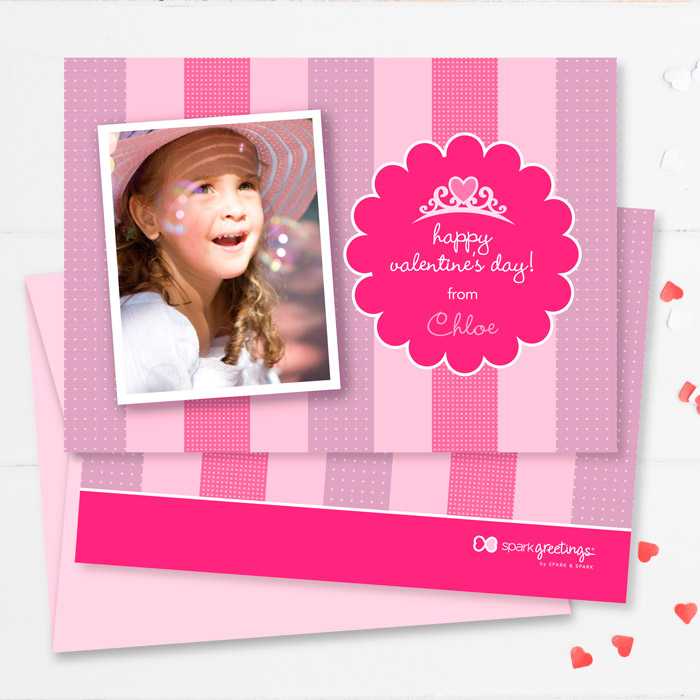 Valentine's Princess Kids Valentines Cards