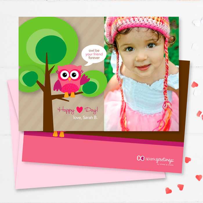 Owl Be Your Girlfriend Kids Valentines Cards