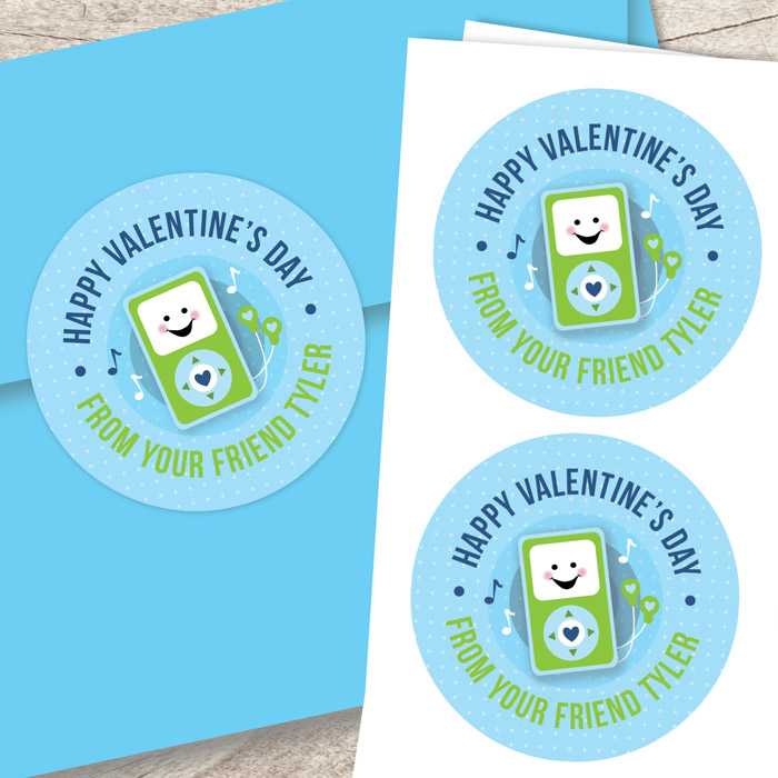Blue Boom Boom For You Custom Stickers