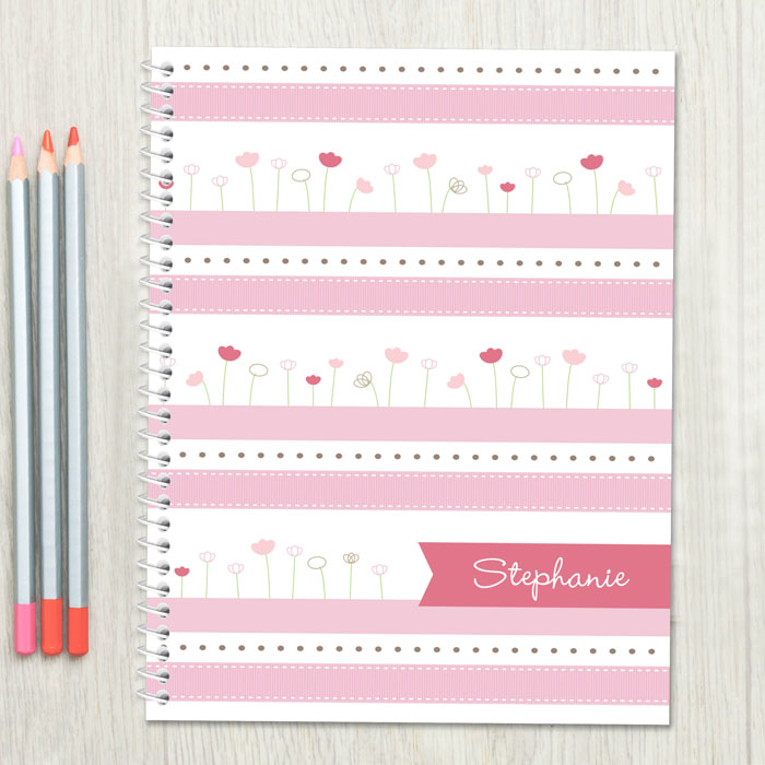 Field Of Tulips Kids Notebook