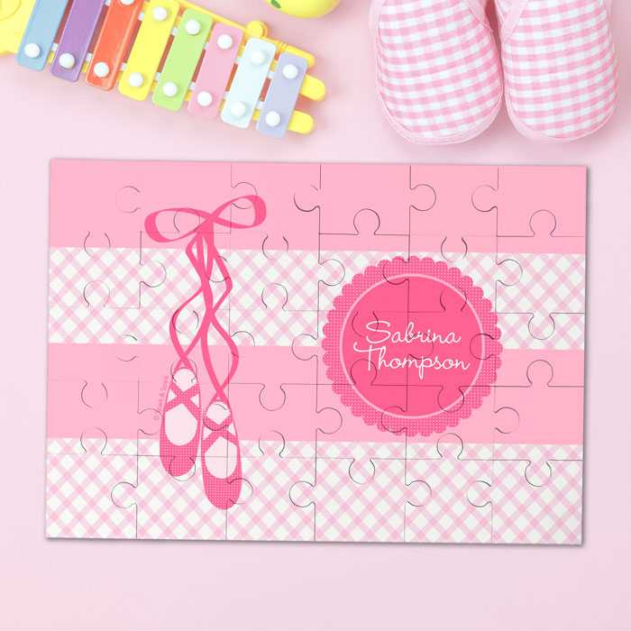 My Ballerina Shoes Personalized Puzzles