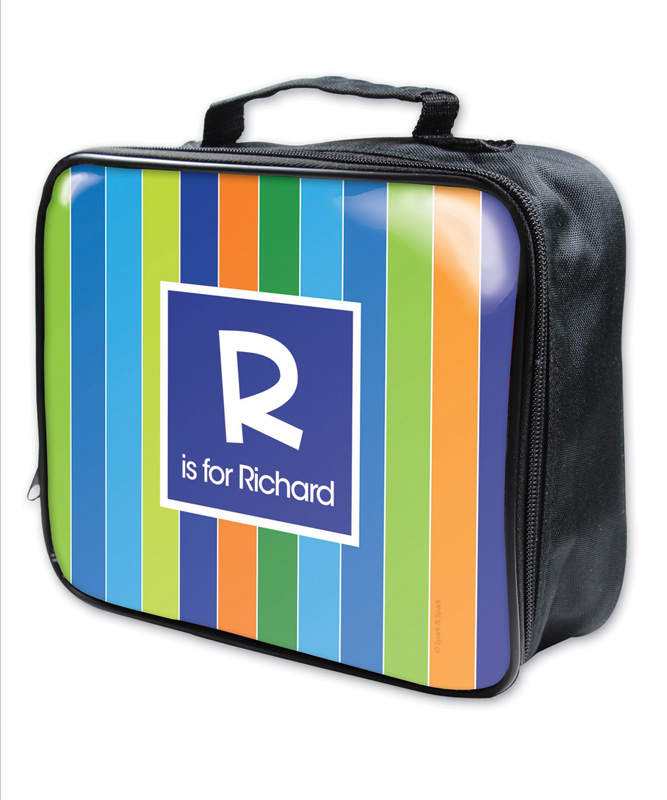 Bold Stripes Boys Soft Lunch Bag