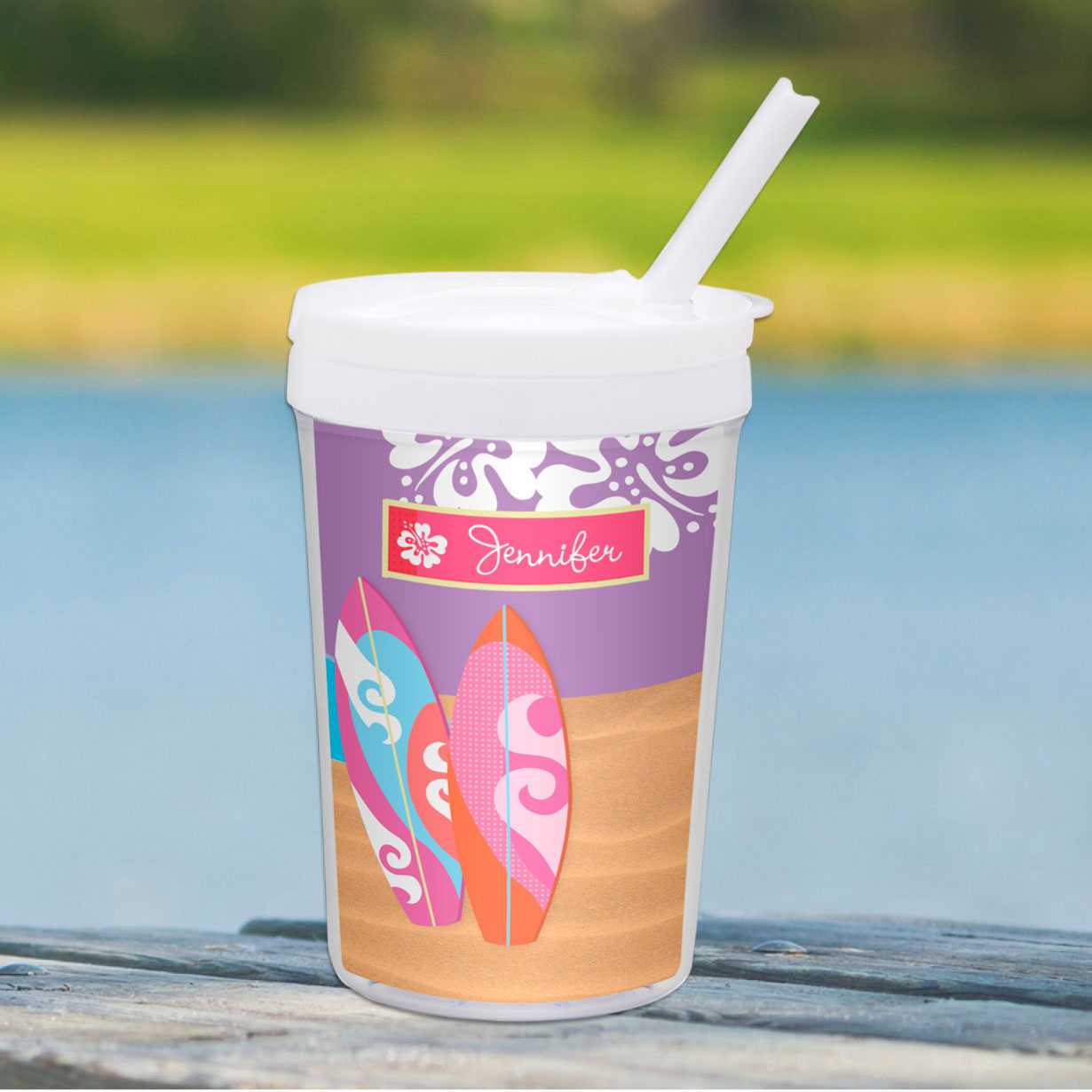 Surfing the Waves Toddler Cup