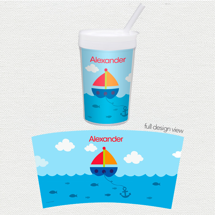 Sailing The Blue Ocean Toddler Cup
