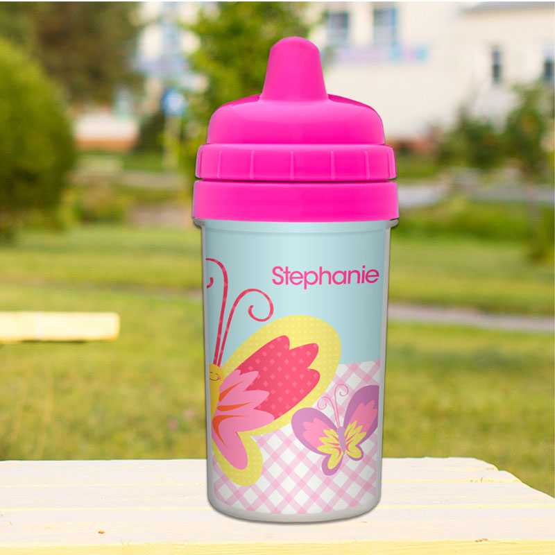 Smiley Butterfly Sippy Cup