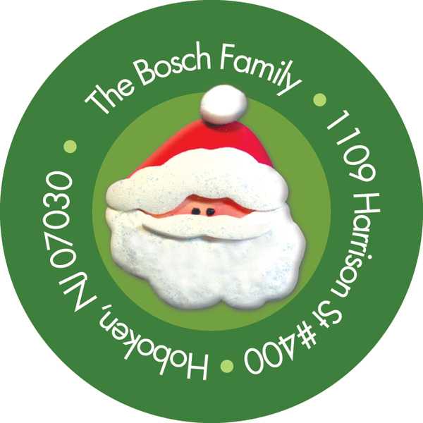 Santa Claus Wants A Hug Christmas Address Labels