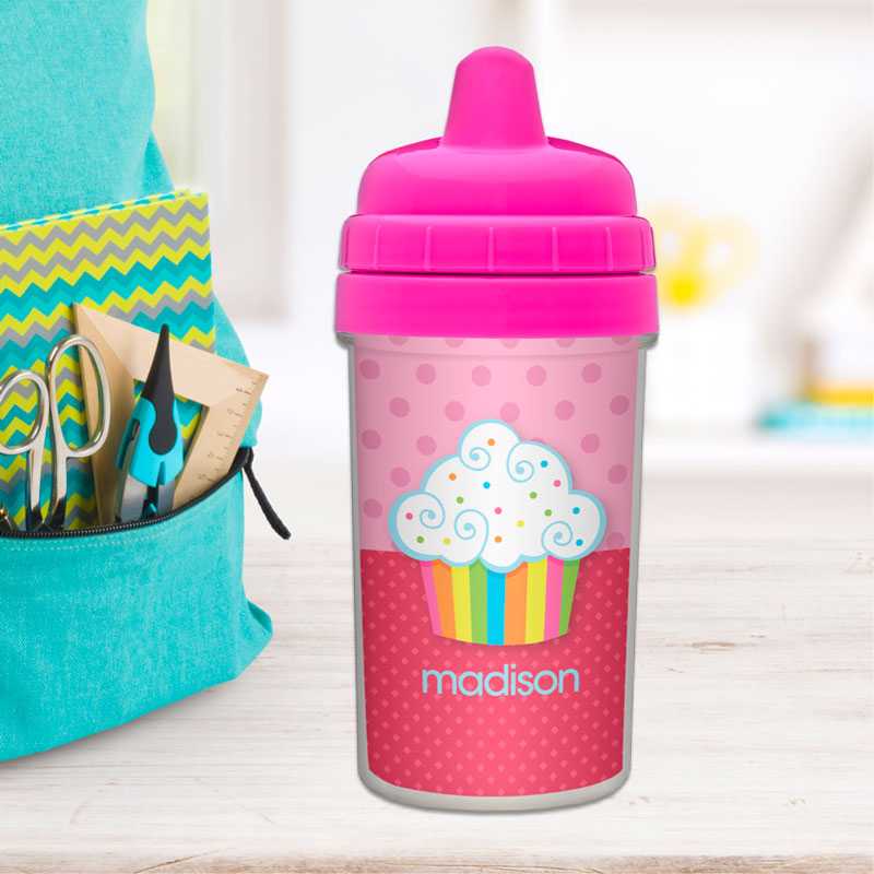 Rainbow Cupcake Sippy Cup