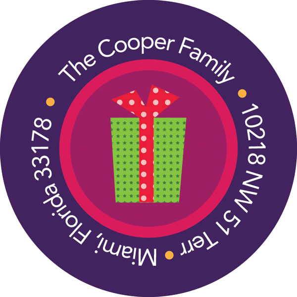 Thousand Of Gifts Christmas Address Labels