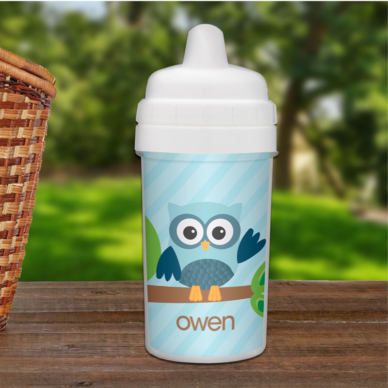 Owl Be Yours Blue Sippy Cup