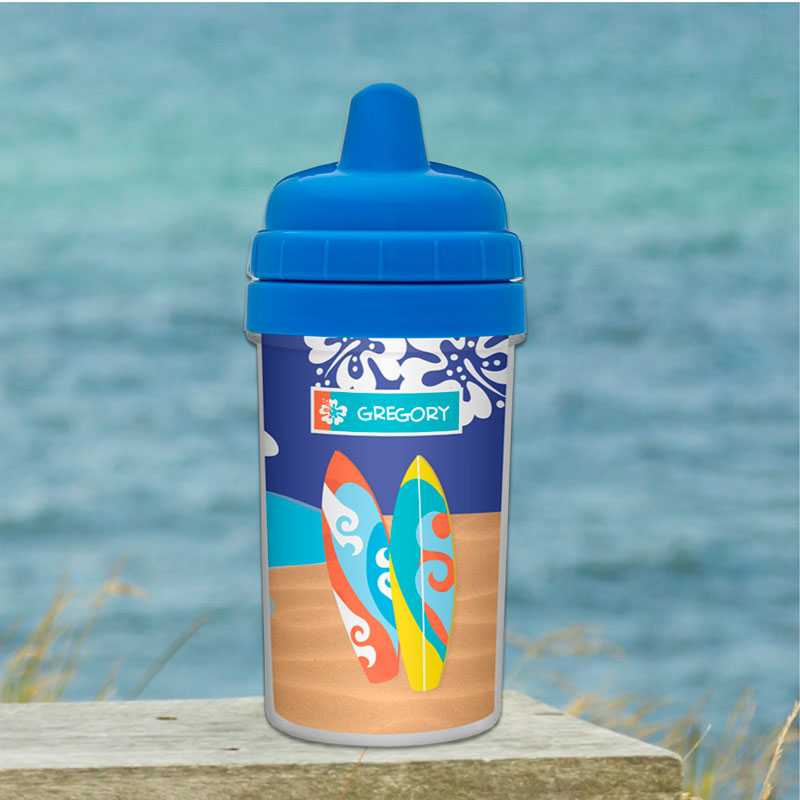 Surf the Waves Blue Sippy Cup