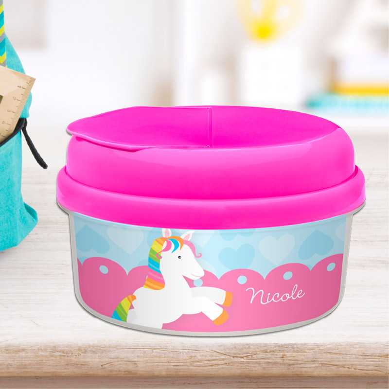 Cute Rainbow Pony Snack Bowl