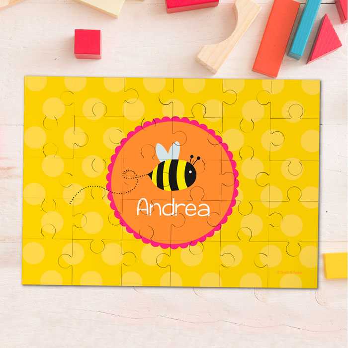 Fly Little Bee Personalized Puzzles