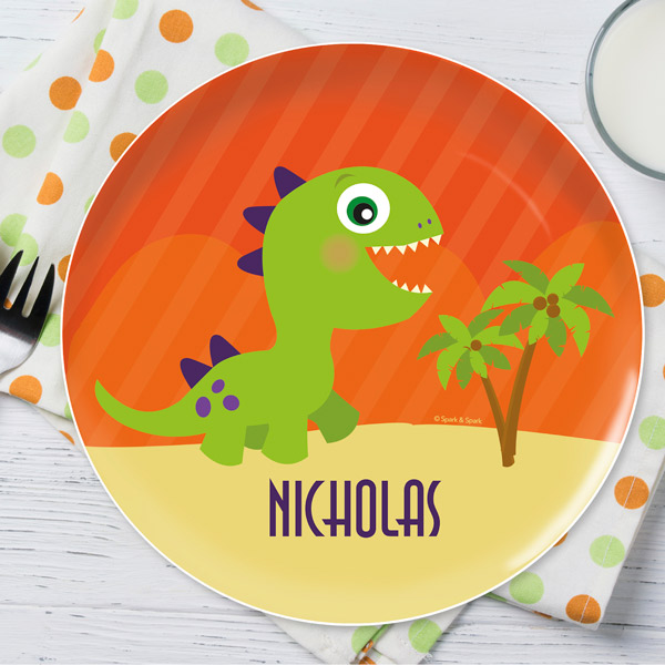 Baby Dinosaur Kids Plates