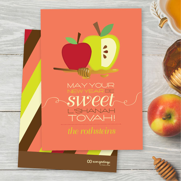 Honey Apples Jewish New Year Card