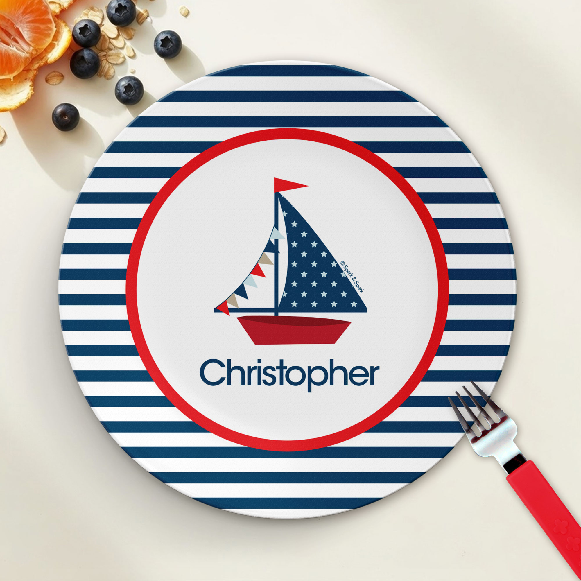 Set Sail Kids Plate