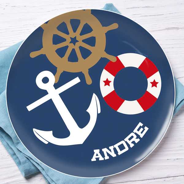 Nautical Ways Kids Plate